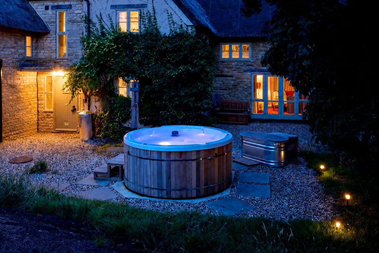 Brandy's Farmhouse, luxury Cotswolds estate exterior